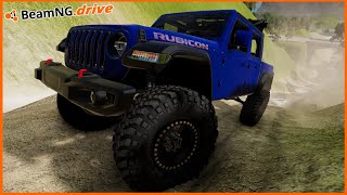 BEAMNGDRIVE MP  JEEP GLADIATOR TAKES ON OFFROAD TRAIL [upl. by Baxy810]