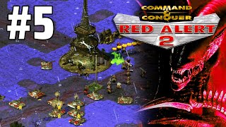 Red Alert 2  Aliens Invasion Mod  Soviets Campaign Mission 5  Big Tower [upl. by Septima]