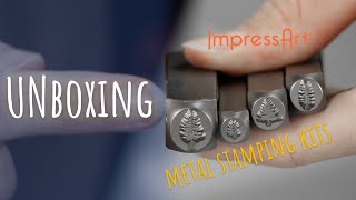 Unboxing The ImpressArt Metal Stamping Kits [upl. by Daitzman371]