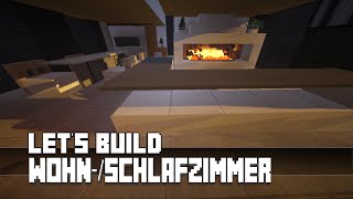 Minecraft  Möbel Tutorial  Modernes WohnSchlafzimmer 3 [upl. by Melville51]