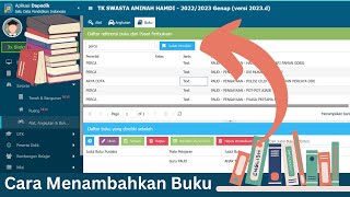 Cara Input dan Hapus Buku Bacaan Di Aplikasi Dapodik [upl. by Ahsyad]