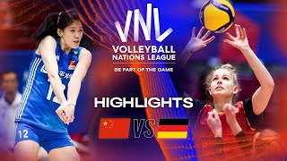 🇨🇳 CHN vs 🇩🇪 GER  Highlights Week 1  Womens VNL 2023 [upl. by Merras]