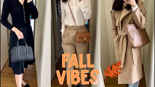 Styling New Outfits with My Favorite FallAutumn Bags 🍂 [upl. by Enyamrahc]