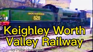 Keighley and Worth Valley Railway Steam Gala 1994 Metropolitan No1 Southern Locomotive E828 plus xx [upl. by Aynotel]