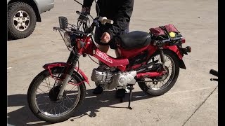 Zongshen 190  Postie bike  190cc Engine conversion [upl. by Akinimod]