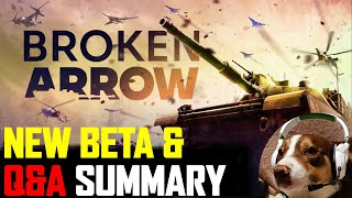 NEW BETA COMING  Broken Arrow May Update  QampA Summary [upl. by Oberstone]