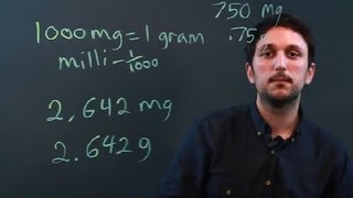 How Many Milligrams Are in a Gram for a Conversion  Measurement Conversions [upl. by Caprice]