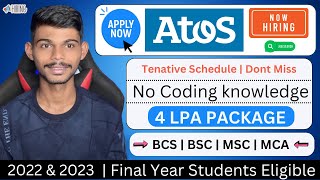 Atos Syntel Hiring Drive 2023  Final Years Eligible  Apply Now [upl. by Hiroko]