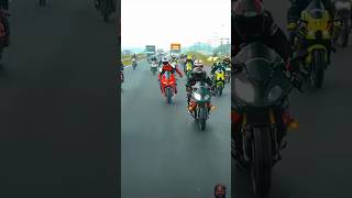 Bike ride group trendingshorts ninjaspeed ninja rider ninjaspeedi h2rshow youtubeshorts [upl. by Strage]