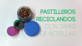 Pastillero Reciclando tapitas ♡ Bruja Creativa [upl. by Aranahs89]