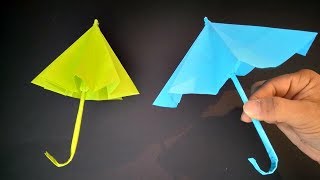 Cómo hacer una Sombrilla origami de papel Fácil  Origami paper Umbrella [upl. by Ilyk]