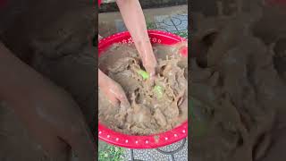 Whats in the mud 😲👟😲 Oddly satisfying asmr viral shorts [upl. by Jordanson]