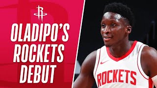 Victor Oladipo Goes For 32 PTS 5 REB 9 AST amp 2 STL In Rockets DEBUT [upl. by Nnaecyoj]