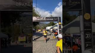 Finishing Sfakia Sky Marathon 44 km  3100m elevation trailrunning mountainrunning [upl. by Atwahs72]