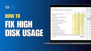 How To Fix High Disk Usage In Windows 10\11 Full Guide [upl. by Naujak841]