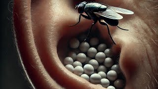 what happened when a fly lays eggs in your ear [upl. by Ches]