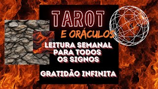 ✨️🧿 LEITURA SEMANAL🍀❤️ PARA TODOS OS SIGNOS TARÔ E ORÁCULOS GRATIDÃO INFINITA ‼️🙏 [upl. by Kat208]