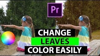 Make Leaves CHANGE COLOR from Summer to Autumn  HSL SECONDARY Premiere Pro [upl. by Nosyrb]