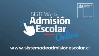 Tutorial para Apoderados Sistema de Admisión Escolar [upl. by Inaja]