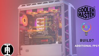 RGB Water Cooled PC  Cooler Master H500P White PC Build  ASUS ROG Strix X570E W 3090 amp 5950X [upl. by Mcmath]