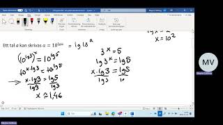 13 Exponential och potensekvationer [upl. by Atnim]