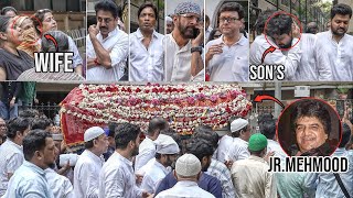 UNCUT  Jr Mehmood Janazah  FULL VIDEO  Celebrities and Family Em0ti0nal [upl. by Loris]