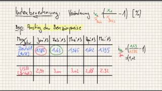 Indexberechnung [upl. by Lauro]