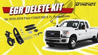 DynoVox  EGR Delete Kit for 20152016 Ford F250F350 67L Powerstroke [upl. by Barrus]