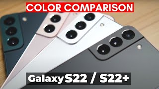 Samsung Galaxy S22  S22 Color Comparison 🔥🔥 [upl. by Lladnik]