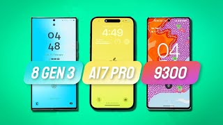 Snapdragon 8 Gen 3 Vs Apple A17 Pro Vs Dimensity 9300  Antutu Benchmark amp Specification [upl. by Pellegrini]