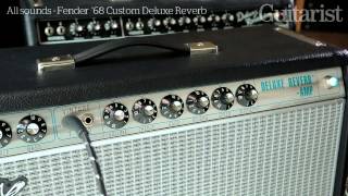 Fender 68 Custom Deluxe Reverb vs 65 Deluxe Reverb reissue amp review demo [upl. by Matthieu126]