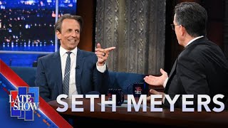 Seth Meyers Reveals How Strike Force Five Surprised Stephen Colbert On His 60th Birthday [upl. by Cavill]