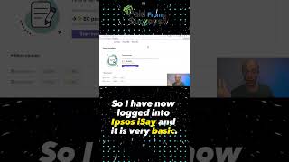 Easiest WAY To Make Money Online Ipsos iSay Review shorts paidsurveys [upl. by Salangi]