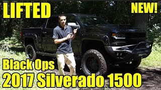 LIFTED 2017 Silverado 1500 Our first BLACK OPS Silverado by Tuscany 6quot Lift Custom Body Work [upl. by Vachil]