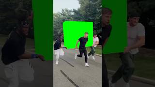 MrBeast Logan Paul and KSI running with the LUNCHLY Box meme  Green Screen [upl. by Warms]