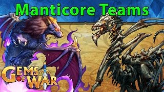 Gems of War Manticore Skull Spam Teams [upl. by Virg]