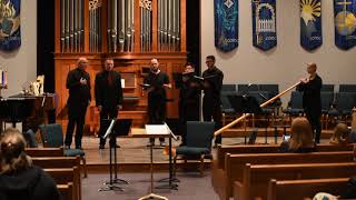 Andachtsjodler with Alphorn Carillon Chamber Choir Dec 2017 [upl. by Serrell927]