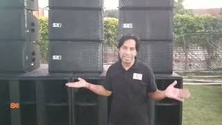 sx pro bass liner array in haryana dj expo 2024 in ambala  dehli dj expo indian dj expo mumbai dj [upl. by Ijat]