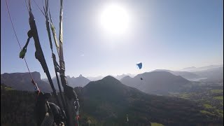 Vol parapente Anglettaz  Villaz [upl. by Leanatan436]