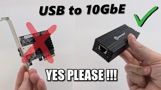 A USB to 10GbE Adapter  YES PLEASE Review [upl. by Enrobyalc]