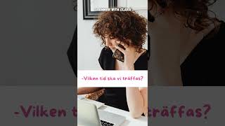 LEARN SWEDISH  Vill du ta en fika swedishlanguage [upl. by Netti744]