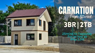 Carnation Single Attached  Axeia Model House  Cavite amp Batangas [upl. by Aufmann]