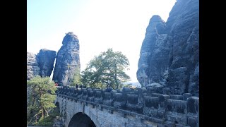 Bastei Bridge I Saxon Switzerland I Little Switzerland in Germany [upl. by Fabrice486]