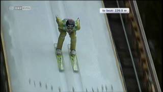 Robert Kranjec  Planica  FALL  18032011 ORF HD [upl. by Tikna]