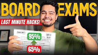 Last Minute HACKS and TIPS for your Board Exams  Score 95 🚀  Average to Topper [upl. by Aikcin]