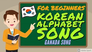 KOREAN ALPHABET SONG [upl. by Gwenn813]