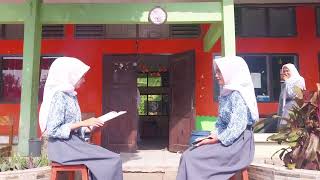 English Task  Job Interview Dialog  Nayla amp Fuji XII MIPA 1 [upl. by Sosthenna]