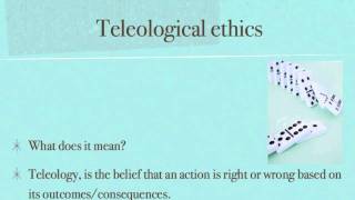 AS Level Deontological and Teleological Ethics in less than 3 mins [upl. by Anaibaf]