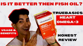 krill oil vs fish oil  truebasics heart omega 3  Honest review [upl. by Etnovert]