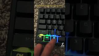 NimbleBack LTC NB831 soundtest machanicalkeyboard [upl. by Innattirb]